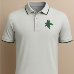Gray/White Polo